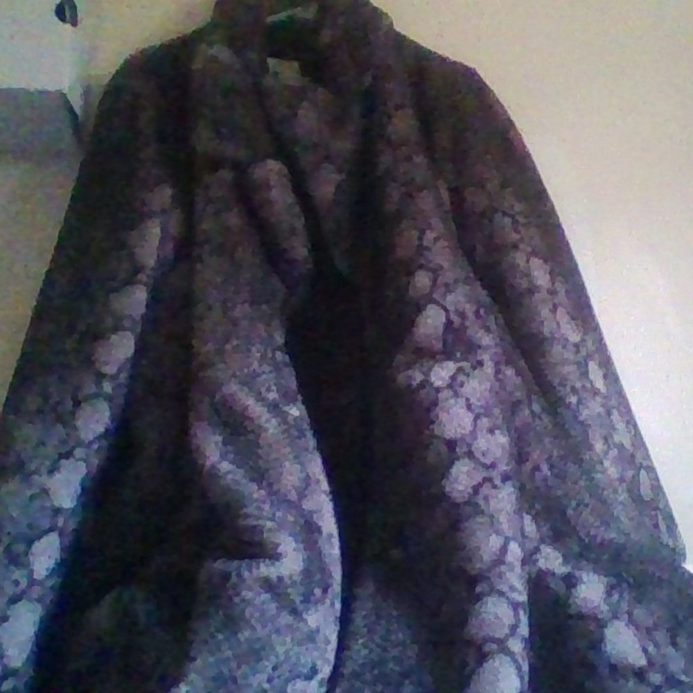 Avec Les Filles Snakeskin Fur Coat